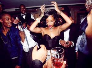 Private Pictures of Rihannas New Years Eve party
