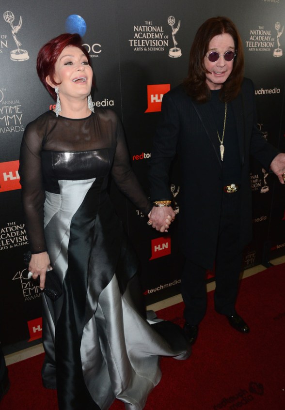 TV personality Sharon Osbourne and musician Ozzy Osbourne 