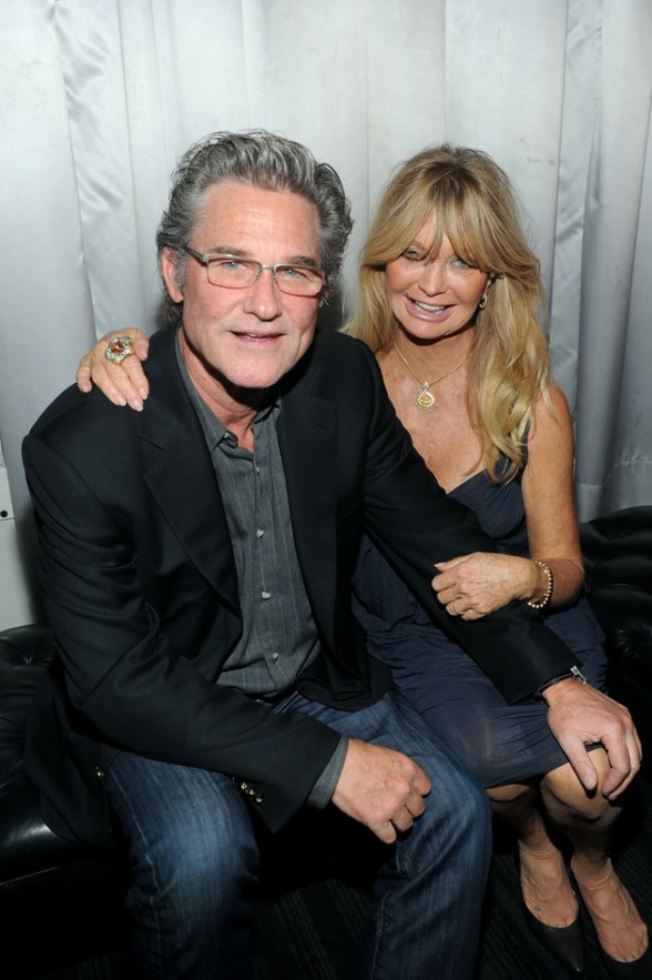 Actors Kurt Russell and Goldie Hawn 