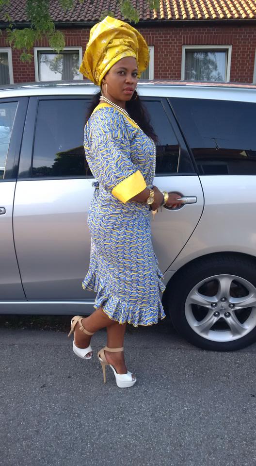 Delia African dress i