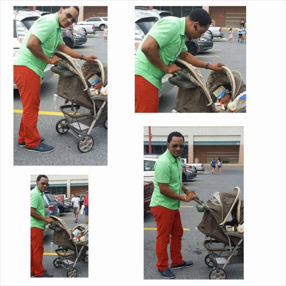 Moses Efret with son