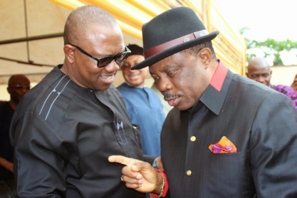 Governor  Obiano & former Governor Peter Obi