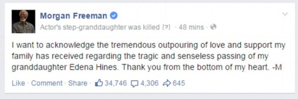 Morgen Freeman's speech