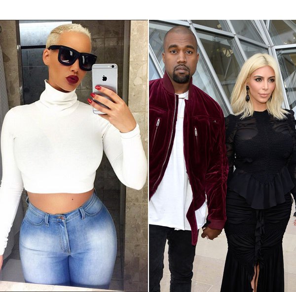 kim-kardashian-kanye-west-amber-rose-planning-more-disses-ftr