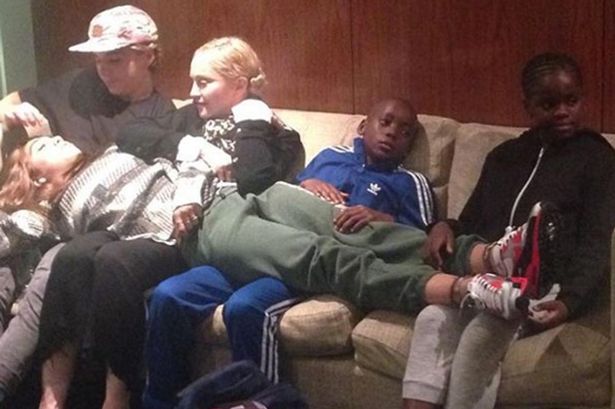 Madonna-and-her-family