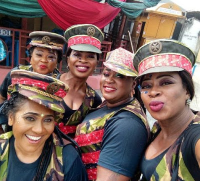Image result for Shan George leading other Nollywood actresses at 2016 Calabar Carnival