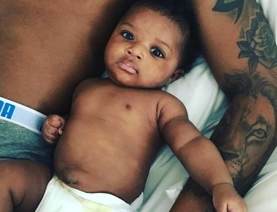 Image result for Wizkid Shares Adorable Photos With His Newest Addition - Zion